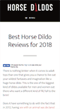 Mobile Screenshot of horse-dildo.com