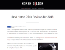 Tablet Screenshot of horse-dildo.com